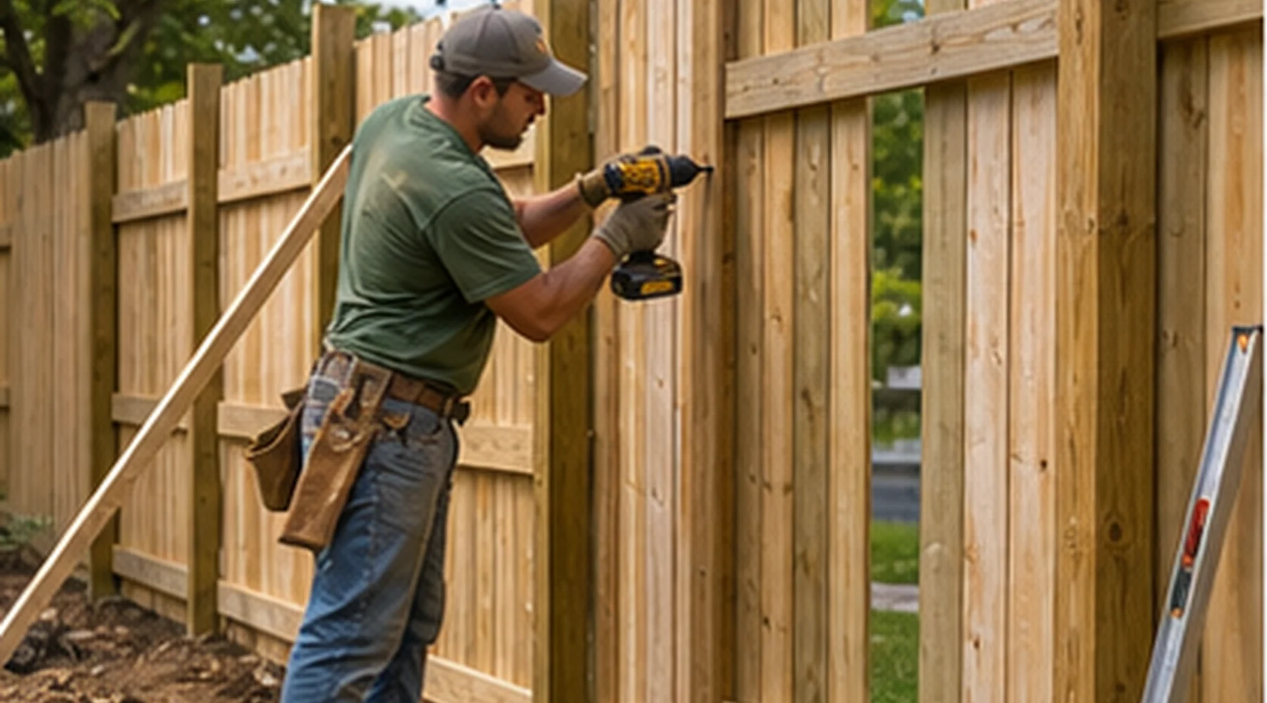 Fence installation in Frederick, MD