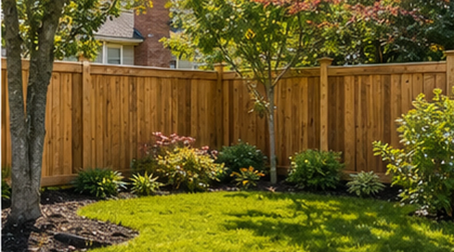 Finished fence installation result